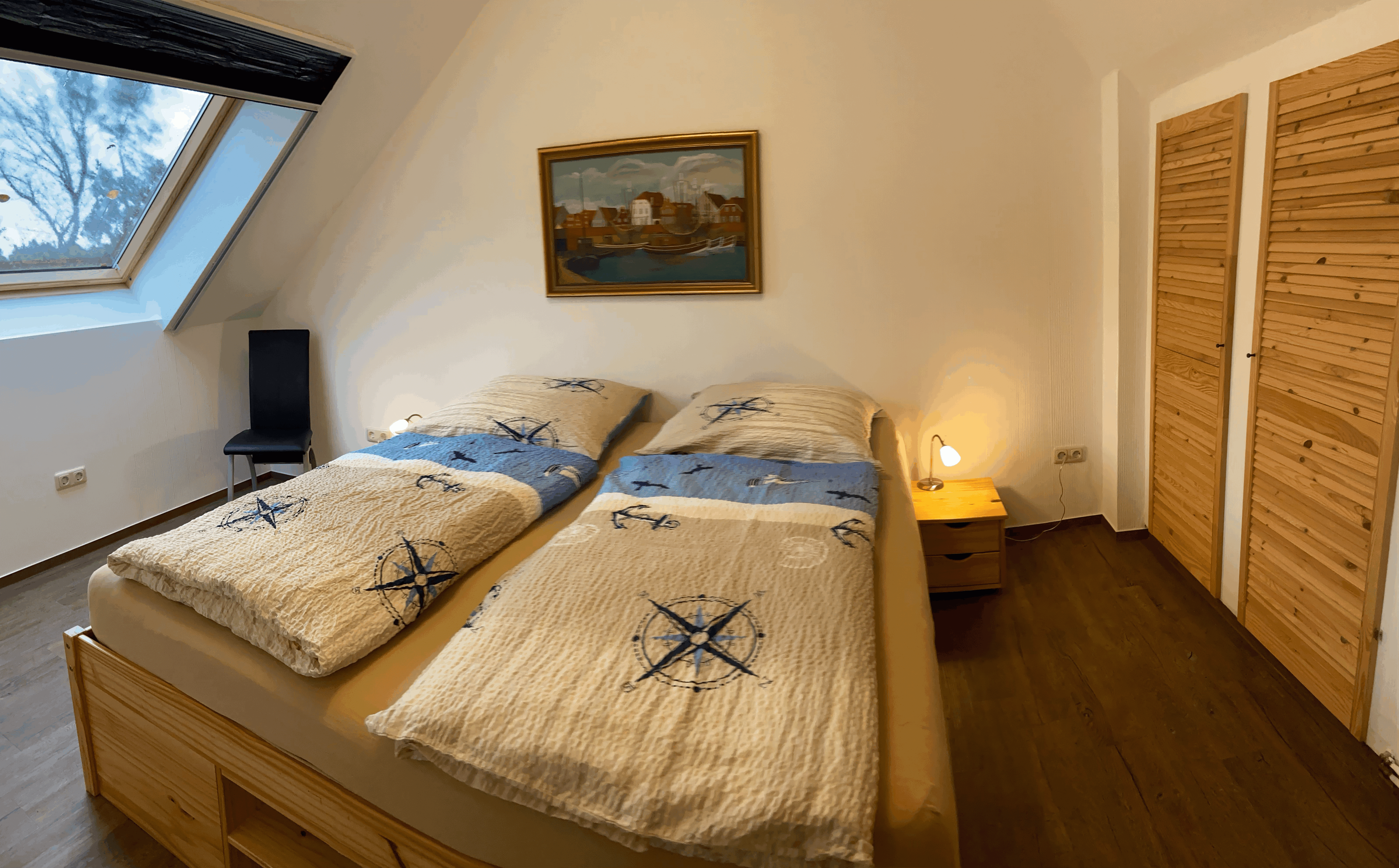 Schlafzimmer 1 Herzmuschel